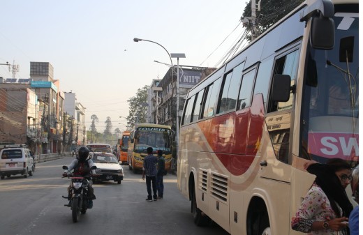 काठमाडौँ महानगरभित्र दुई बसपार्क सञ्चालनमा, सडकबाट छुट्न बाध्य पर्यटकीय बस